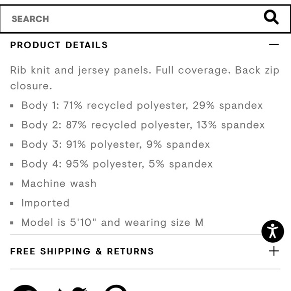 New Balance x Bandier brief bodysuit - Picture 13 of 14